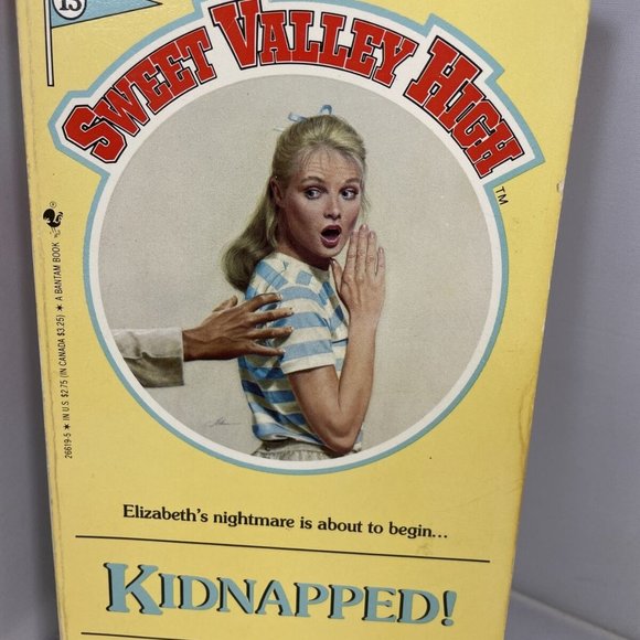 Vintage Sweet Valley High #13 Kidnapped Pascal Twins Paperback Book - Picture 2 of 11